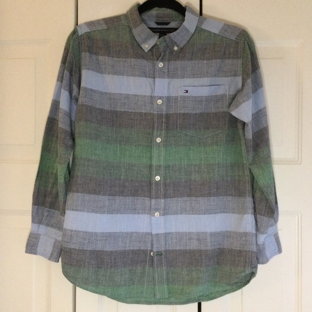 Tommy Hilfiger button down dress shirt:: L(16/18)